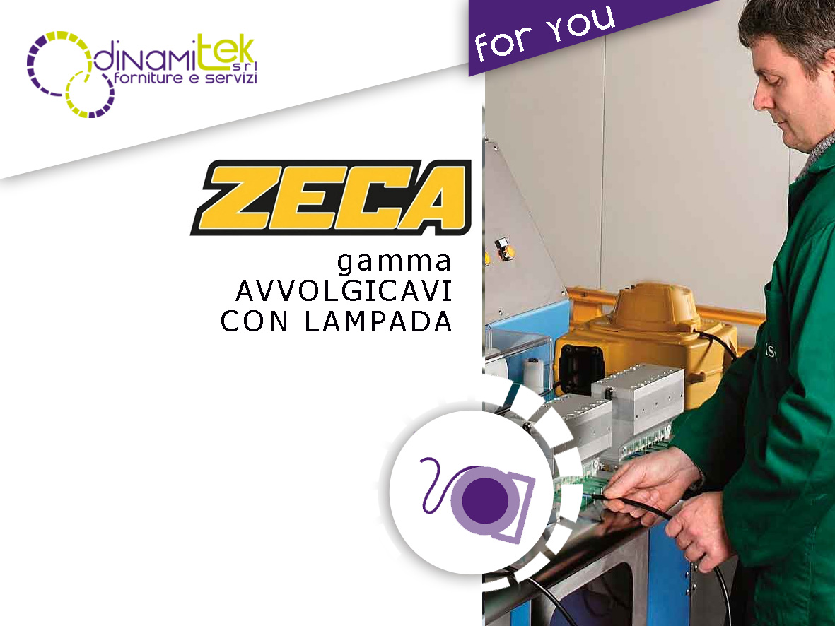 DINAMITEK PRESENTA LA GAMMA DI AVVOLGICAVO CON LAMPADE ZECA