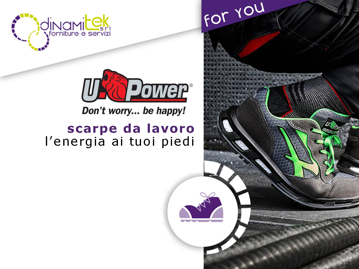 SCARPE DA LAVORO, MEGLIO COMODE O SICURE? MEGLIO LE U-POWER CON DINAMITEK