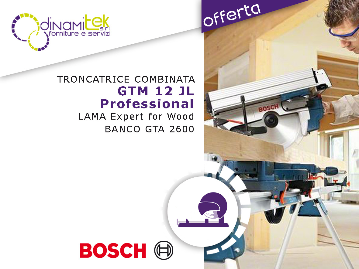 DINAMITEK PRESENTA UN OFFERTA IMPERDIBILE A MARCHIO BOSCH: LA TUA NUOVA POSTAZIONE FALEGNAMERIA