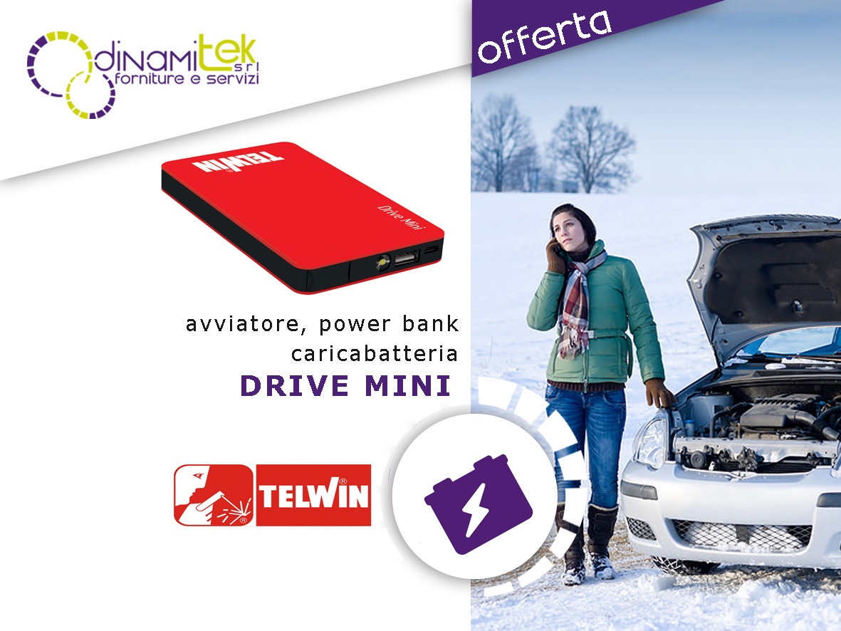 DINAMITEK PRESENTA IL MIGLIOR AVVIATORE PORTATILE DI EMERGENZA TASCABILE
