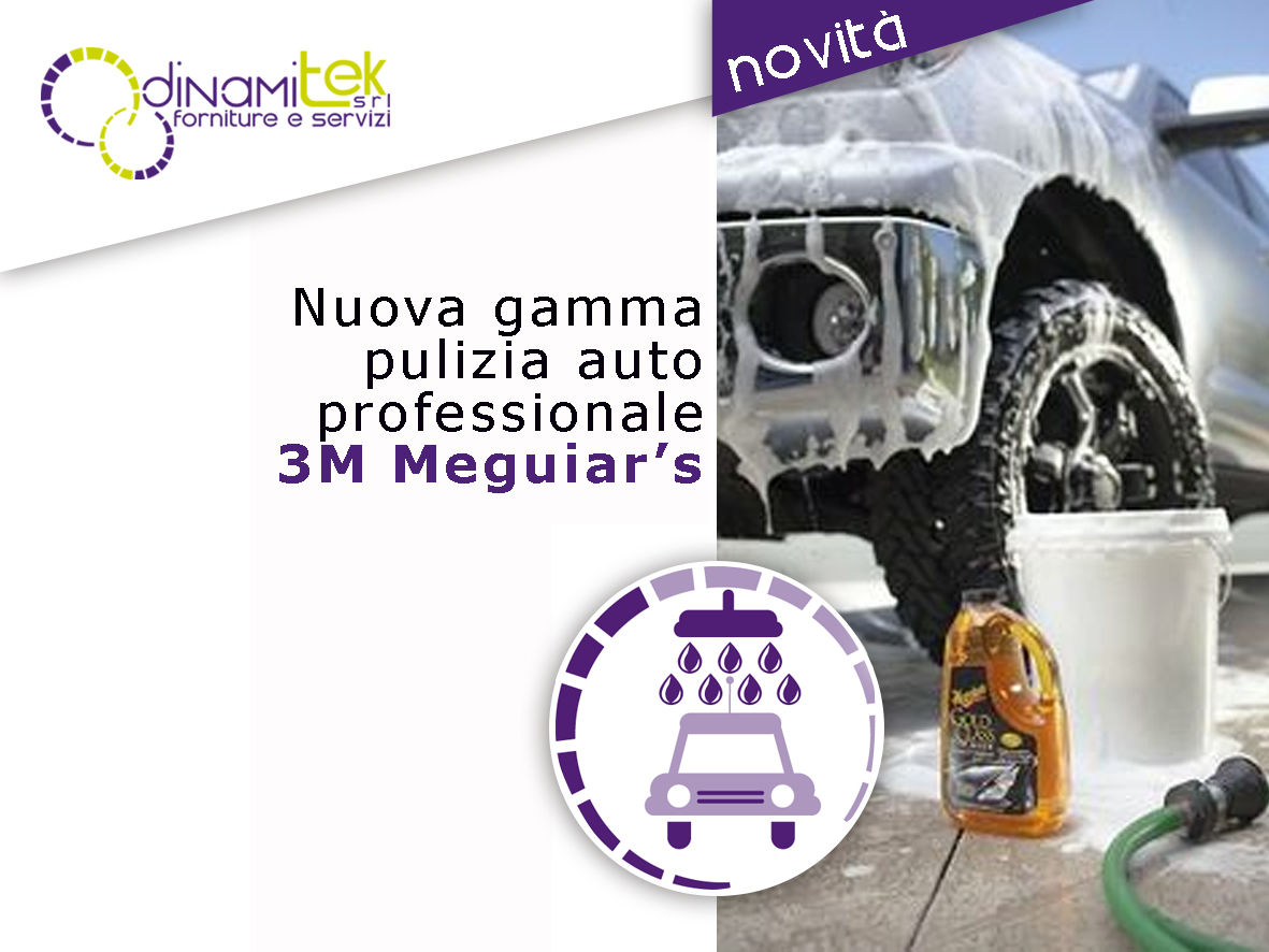 3M MEGUIAR'S PROFESSIONELLE AUTOREINIGUNGSPRODUKTE: DAS NEUE PRODUKT VON DINAMITEK