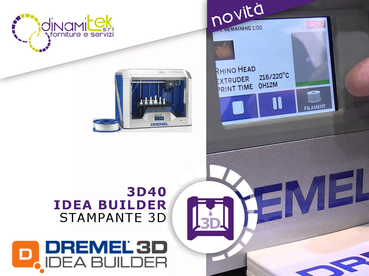 DESCUBRE TODO EL POTENCIAL DE LA IMPRESORA 3D DREMEL IDEA BUILDER 3D40