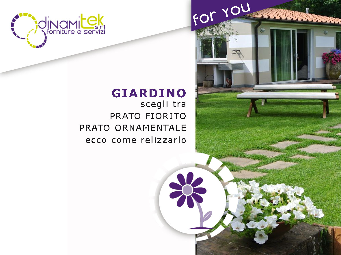 PRATO ORNAMENTALE O PRATO FIORITO QUALE SCEGLIERE E COME REALIZZARLO CON DINAMITEK