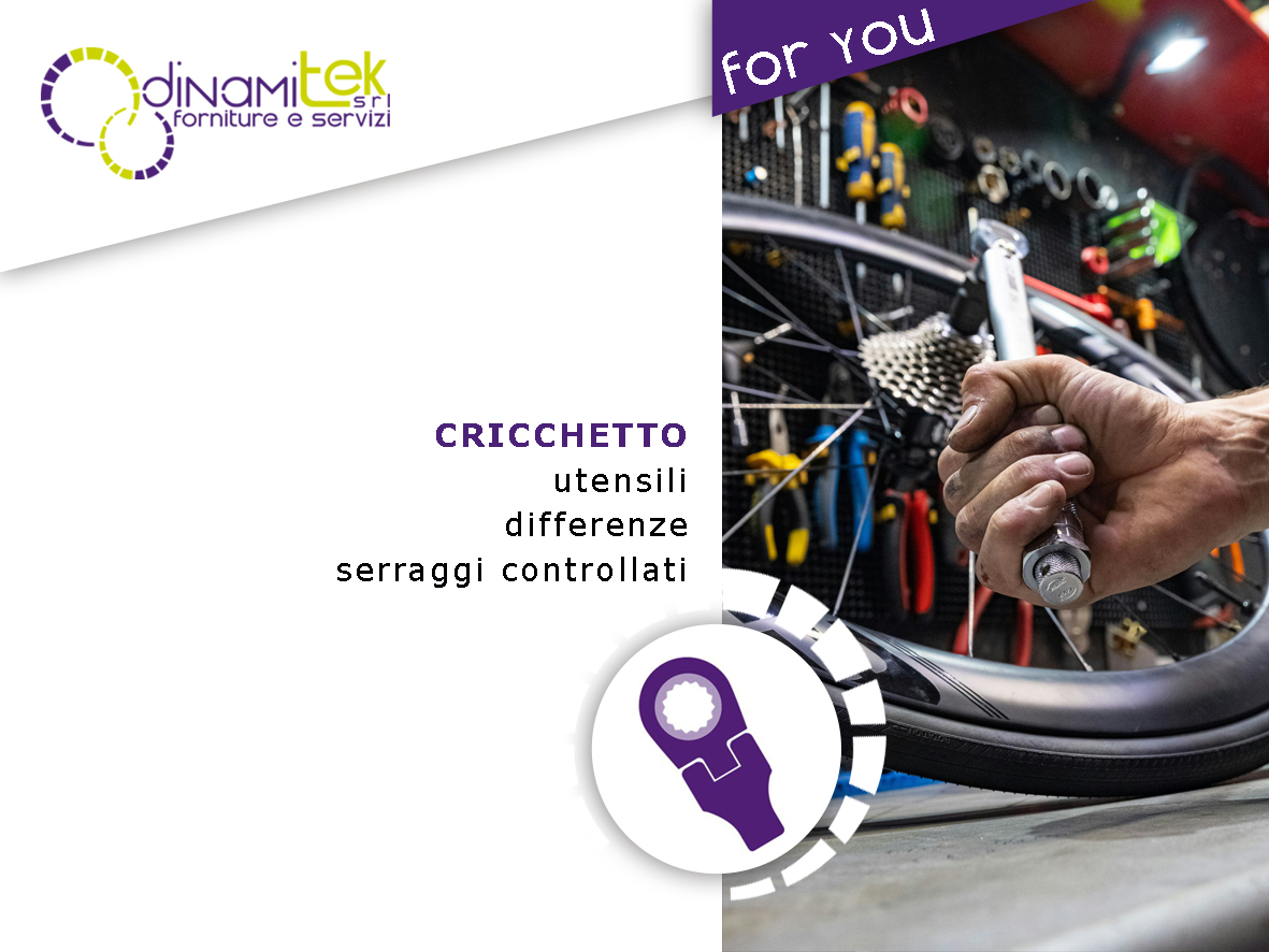 IL CRICCHETTO, DA SOLO, NON RENDE OGNI UTENSILE ADATTO AI SERRAGGI PRECISI