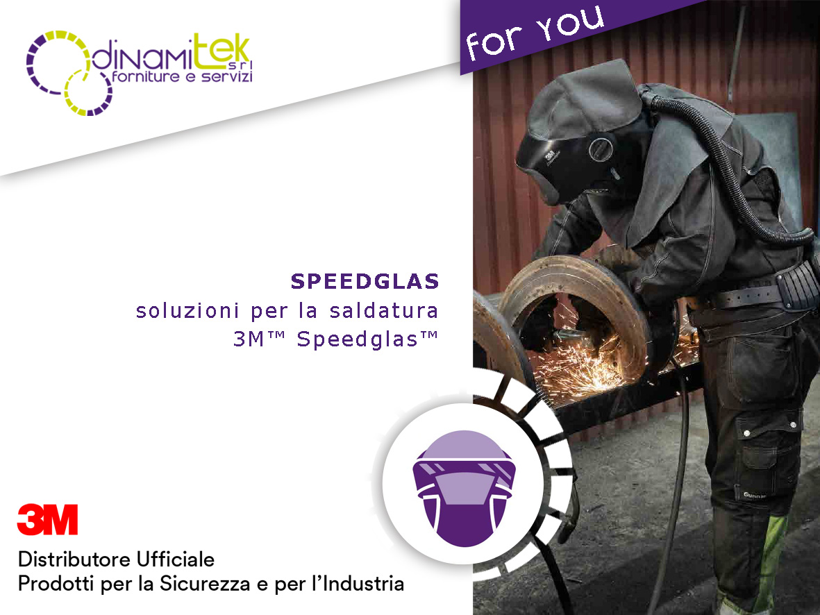 MASCHERE DA SALDATURA 3M™ SPEEDGLAS™ TECNOLOGIA, SICUREZZA E COMFORT PER PROFESSIONISTI