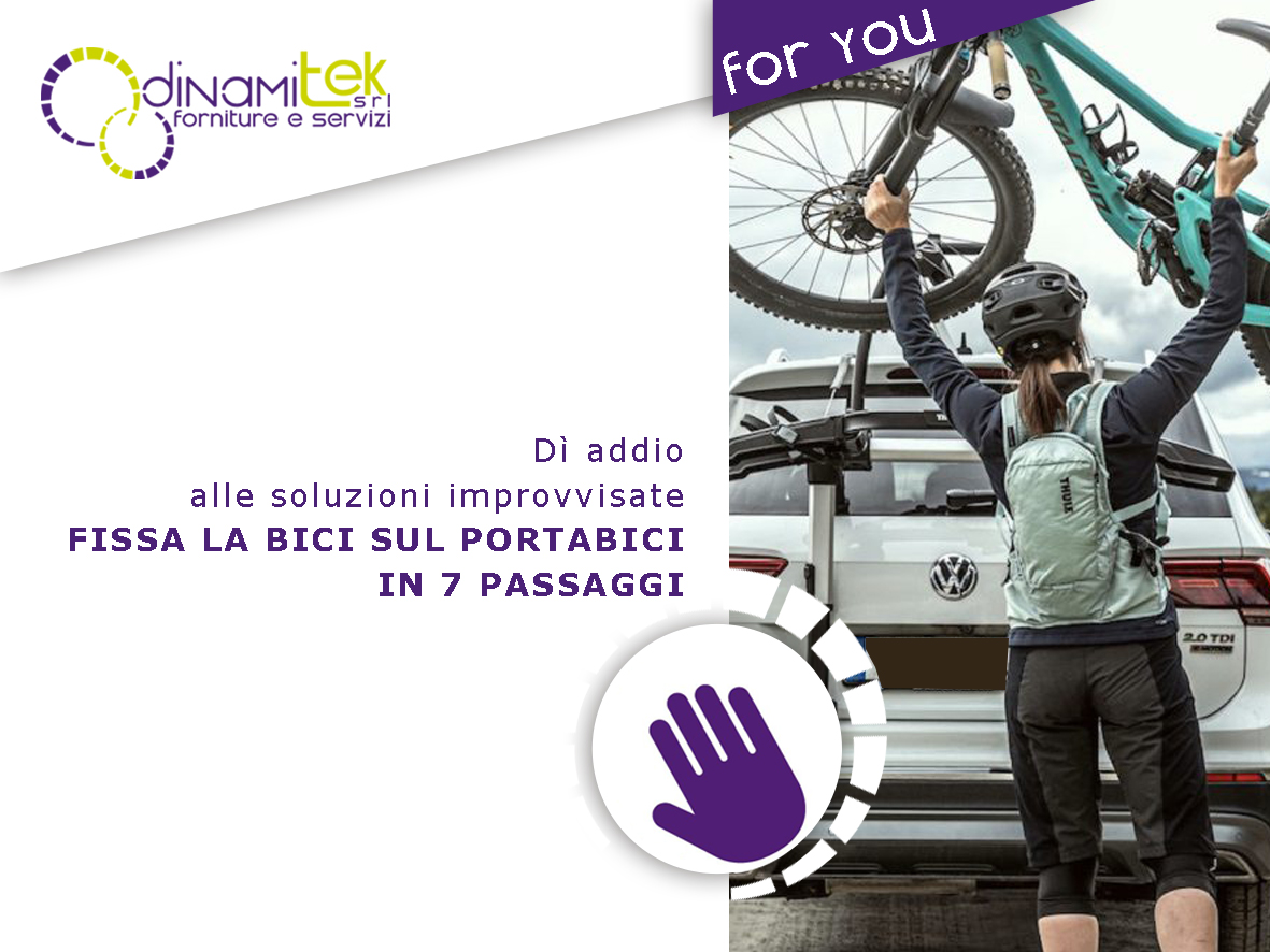 FISSA LA BICI SUL PORTABICI IN 7 PASSAGGI (DÌ ADDIO ALLE SOLUZIONI IMPROVVISATE)