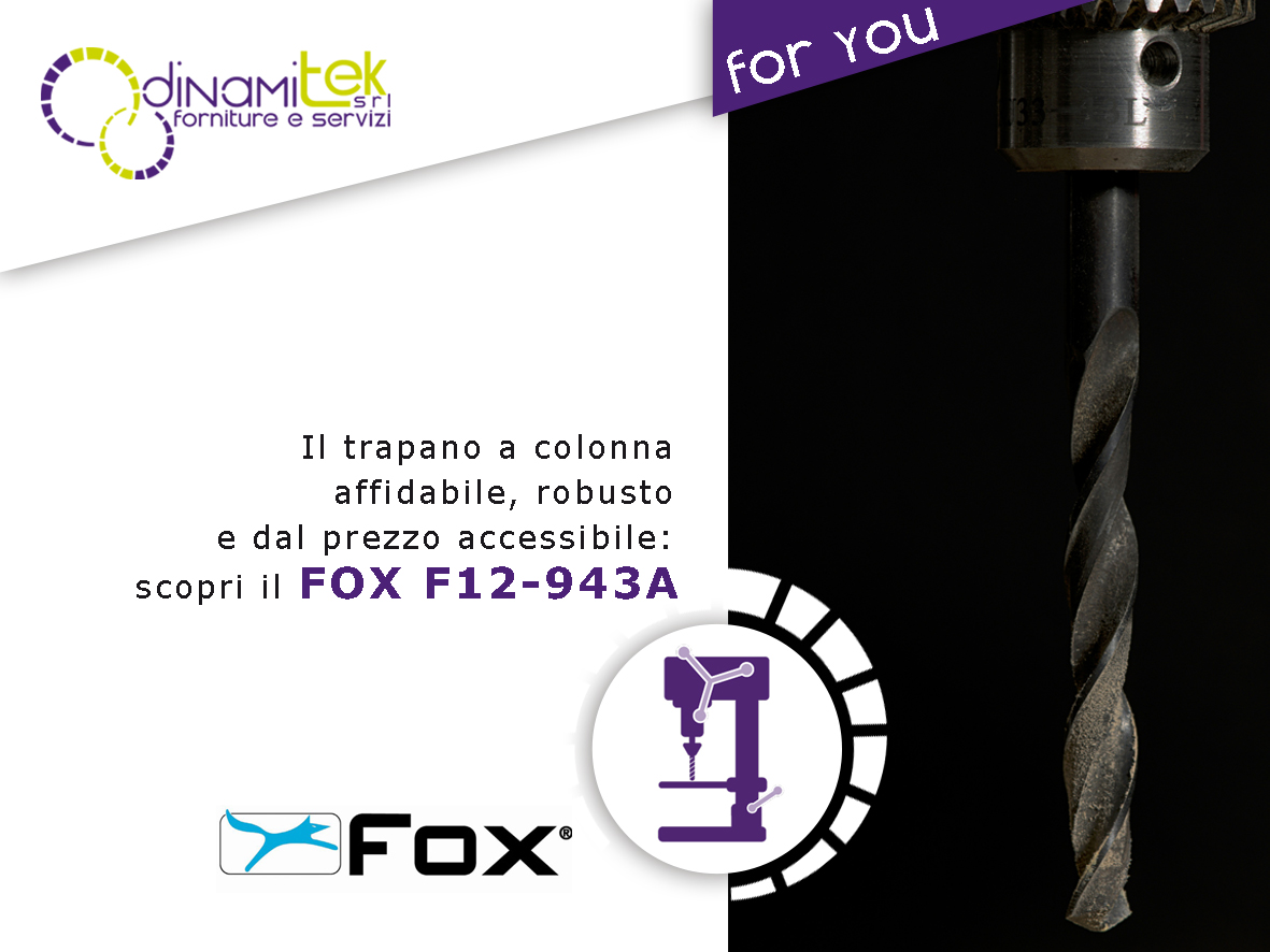 FOX F12-943A: IL TRAPANO A COLONNA CHE FA IL SUO DOVERE (SENZA SVUOTARTI IL PORTAFOGLIO)