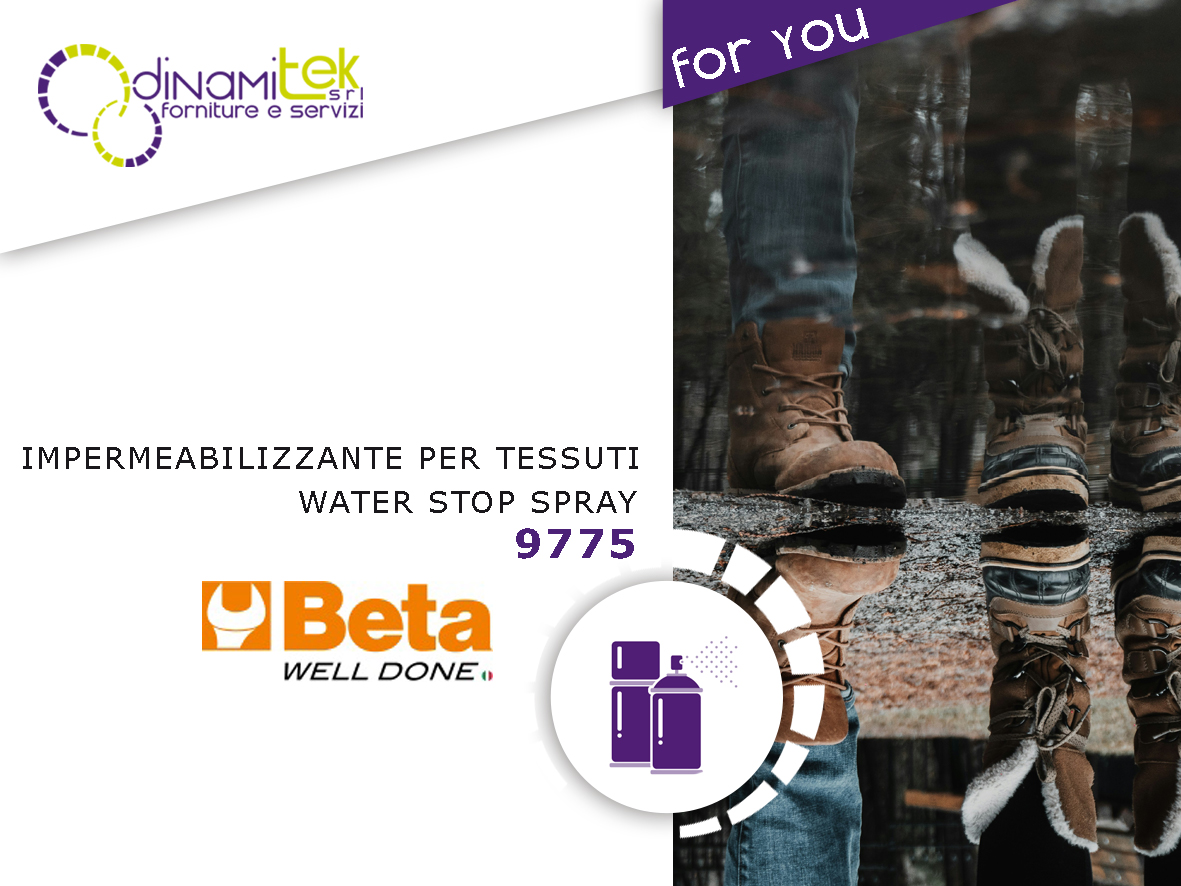 AUTUNNO IN ARRIVO? PROTEGGI SCARPE E ABBIGLIAMENTO CON WATER STOP 9775! 